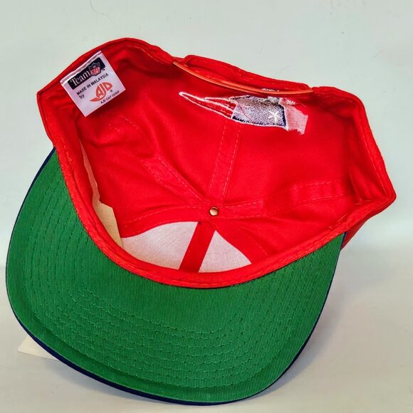 VTG 90's New England Patriots AJD Team NFL Snapback Hat NWT. - Picture 3 of 8
